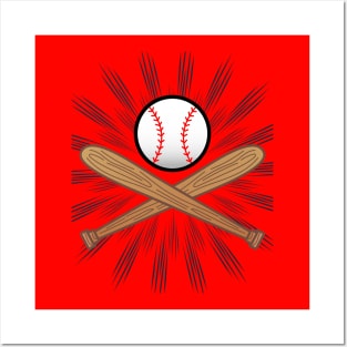 Sports Baseball Design Posters and Art